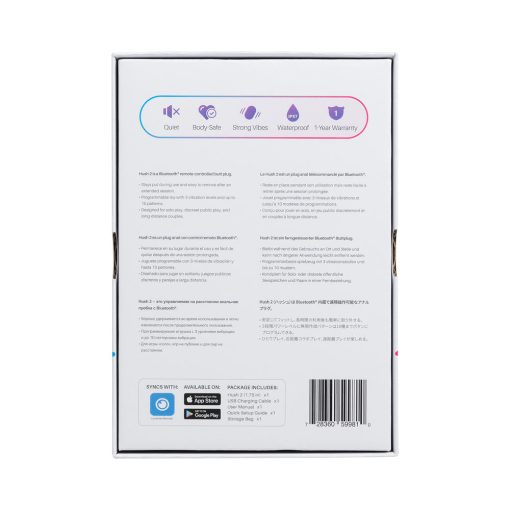 Lovense Hush 2 Bluetooth Remote-Controlled Vibrating Butt Plug M 1.75 In. - Image 7