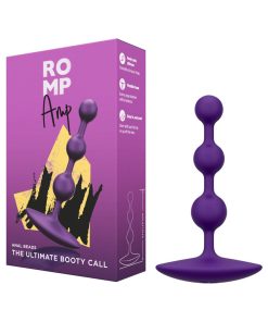 Romp Amp Silicone Anal Plug Dark Purple