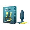 Romp Bass Rechargeable Silicone Vibrating Anal Plug Dark Green