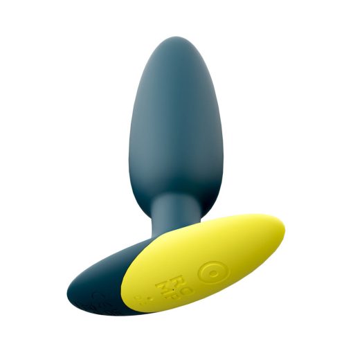 Romp Bass Rechargeable Silicone Vibrating Anal Plug Dark Green - Image 3