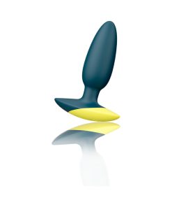 Romp Bass Rechargeable Silicone Vibrating Anal Plug Dark Green