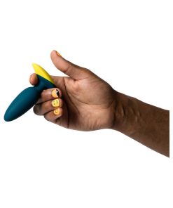 Romp Bass Rechargeable Silicone Vibrating Anal Plug Dark Green