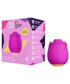 Romp Rose Rechargeable Silicone Pleasure Air Clitoral Vibrator Pink