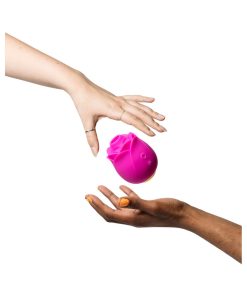 Romp Rose Rechargeable Silicone Pleasure Air Clitoral Vibrator Pink