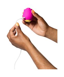 Romp Rose Rechargeable Silicone Pleasure Air Clitoral Vibrator Pink