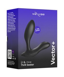 We-Vibe Vector+ Dual Stimulation Prostate Massager Charcoal Black