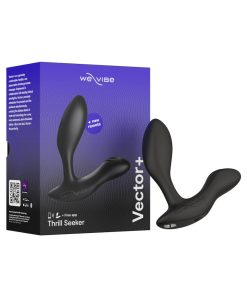 We-Vibe Vector+ Dual Stimulation Prostate Massager Charcoal Black