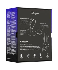 We-Vibe Vector+ Dual Stimulation Prostate Massager Charcoal Black