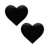 Neva Nude Pasty Black Wet Vinyl Dom Squad Heart