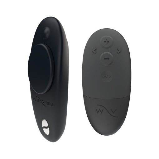 We-Vibe Moxie+ Rechargeable Remote-Controlled Silicone Wearable Clitoral Vibrator Black - Image 2