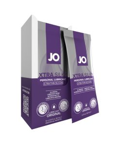 Jo Xtra Silky Silicone Lubricant Foils 10Ml 12-Pack
