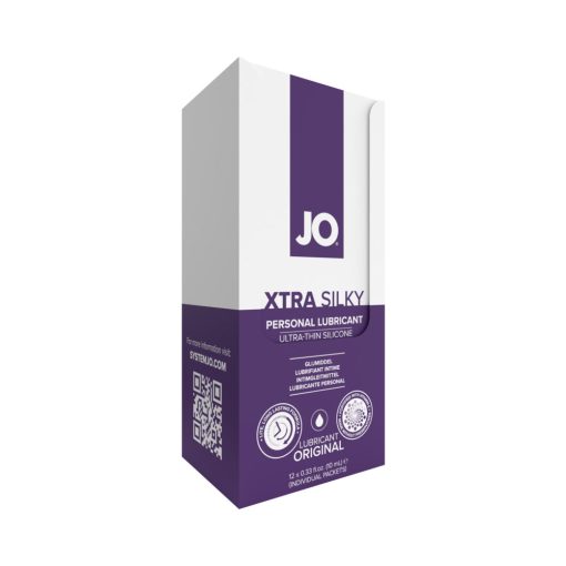 Jo Xtra Silky Silicone Lubricant Foils 10Ml 12-Pack - Image 2