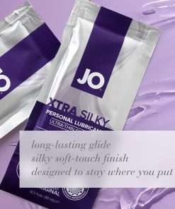 Jo Xtra Silky Silicone Lubricant Foils 10Ml 12-Pack