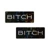 Pastease Shattered Glass Disco Ball Black Bitch Bar Nipple Pasties