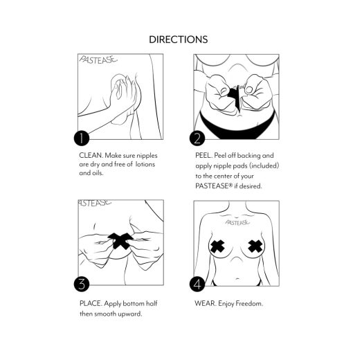 Tastease By Pastease Cotton Candy Edible Pasties & Pecker Wraps - Image 3