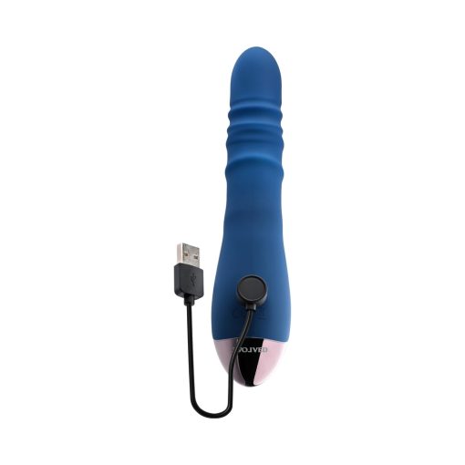 Evolved The Ringer Thrusting Rabbit Vibrator – Rechargeable, Blue - Image 9