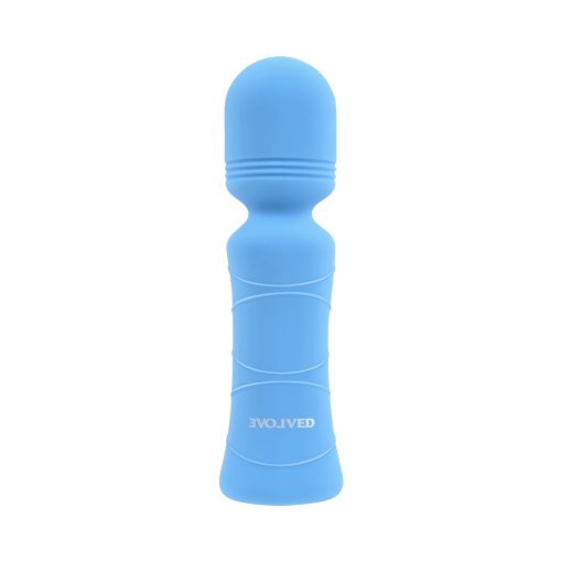 Evolved Out Of The Blue Rechargeable Silicone Wand Vibrator - Image 2