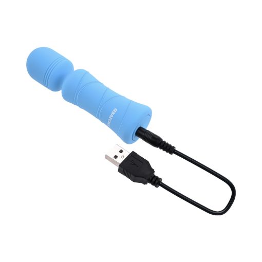 Evolved Out Of The Blue Rechargeable Silicone Wand Vibrator - Image 7