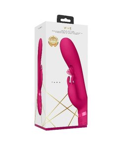 Vive Tama Rechargeable Wave Silicone Rabbit Vibrator Pink