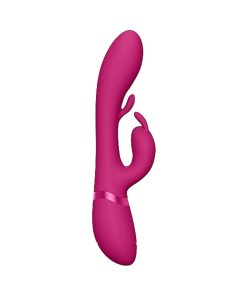 Vive Tama Rechargeable Wave Silicone Rabbit Vibrator Pink