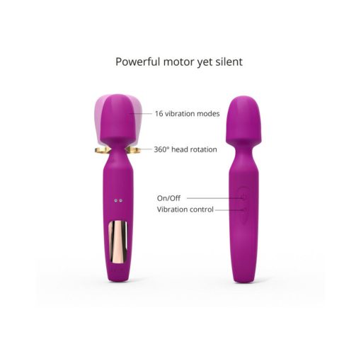 Love To Love R-Evolution Rechargeable 3-In-1 Wand Vibrator Sweet Orchid - Image 4