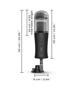 Dorcel Thrust Blow Rechargeable Thrusting Vaginal Masturbator With Removeable Suction Cup