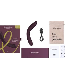 Womanizer Og Rechargeable G-Spot Pleasure Air Stimulator Aubergine