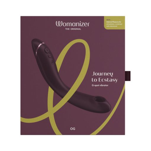 Womanizer Og Rechargeable G-Spot Pleasure Air Stimulator Aubergine - Image 12