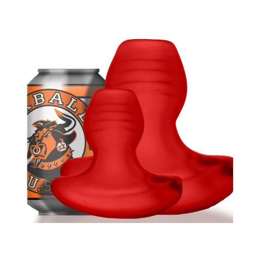 Oxballs Glowhole-1 Hollow Buttplug With Led Insert Small Red Morph - Image 6