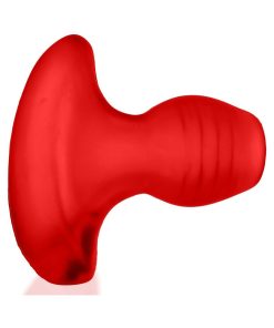 Oxballs Glowhole-2 Hollow Buttplug With Led Insert Large Red Morph