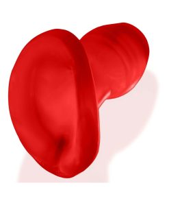 Oxballs Glowhole-2 Hollow Buttplug With Led Insert Large Red Morph