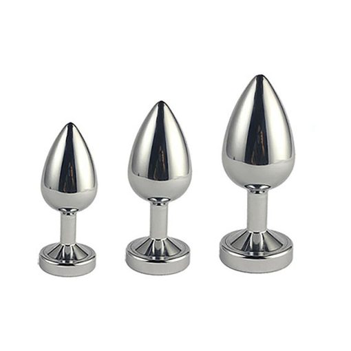 Ple'Sur 3-Setting Led Light-Up Metal Anal Plug Small - Image 6