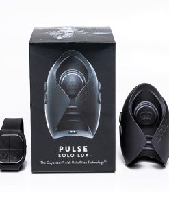 Hot Octopuss Pulse Solo Lux Rechargeable Remote-Controlled Vibrating Stroker Black