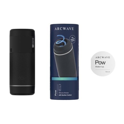 Arcwave Pow Silicone Stroker With Suction Control Black - Image 5