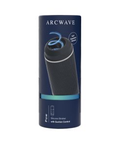 Arcwave Pow Silicone Stroker With Suction Control Black