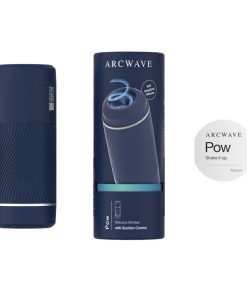Arcwave Pow Silicone Stroker With Suction Control Blue