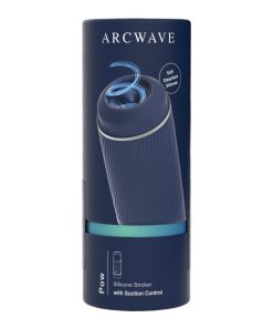 Arcwave Pow Silicone Stroker With Suction Control Blue