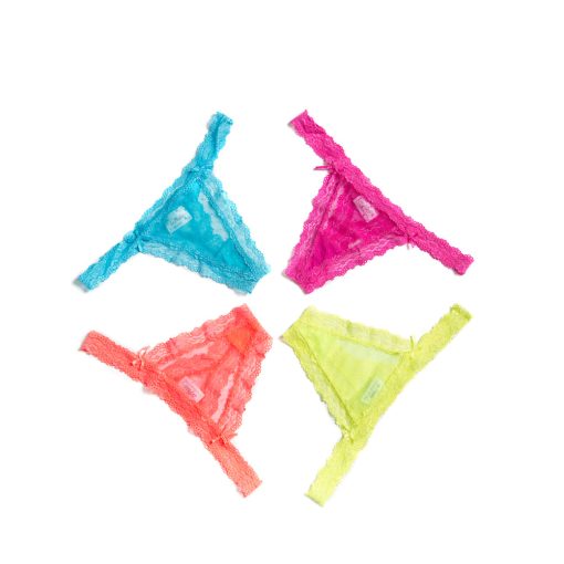 Coquette Pop Up Thong 12-Piece Display Assorted Colors O/S - Image 2