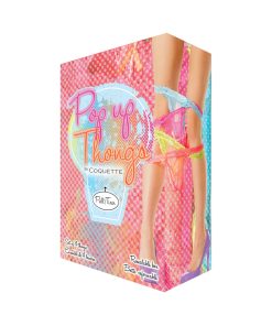 Coquette Pop Up Thong 12-Piece Display Assorted Colors O/S