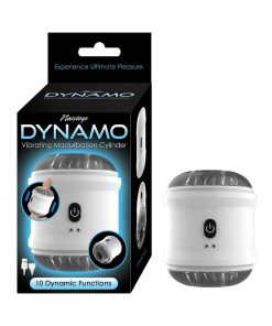 Nasstoys Dynamo Rechargeable Vibrating Masturbator Cylinder White