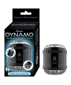 Nasstoys Dynamo Rechargeable Vibrating Masturbator Cylinder Black
