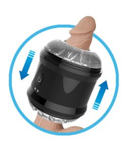 Nasstoys Dynamo Rechargeable Vibrating Masturbator Cylinder Black