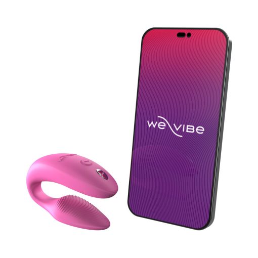 We-Vibe Sync 2 Couples Vibrator – App Controlled, Rose Silicone - Image 2