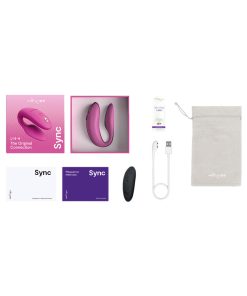 We-Vibe Sync 2 Couples Vibrator – App Controlled, Rose Silicone