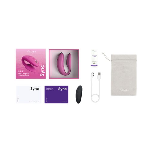 We-Vibe Sync 2 Couples Vibrator – App Controlled, Rose Silicone - Image 7