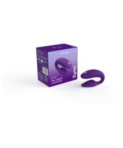 We-Vibe Sync 2 Rechargeable Silicone Couples Vibrator Purple