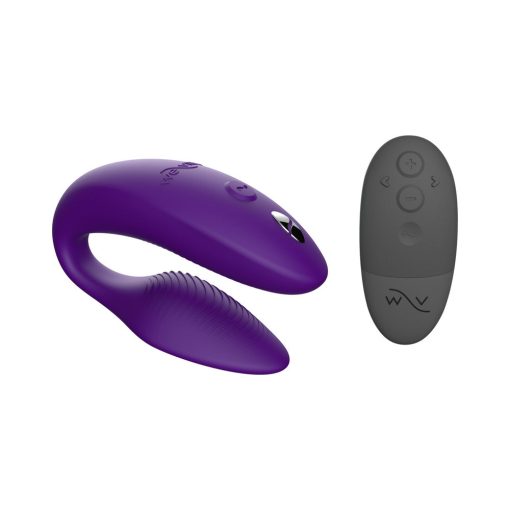 We-Vibe Sync 2 Rechargeable Silicone Couples Vibrator Purple - Image 3