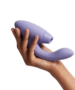 Womanizer Duo 2 Rechargeable Dual Stimulation Pleasure Air And G-Spot Vibrator Lilac