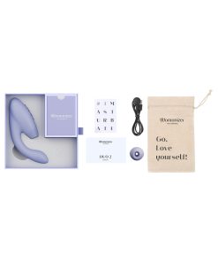 Womanizer Duo 2 Rechargeable Dual Stimulation Pleasure Air And G-Spot Vibrator Lilac