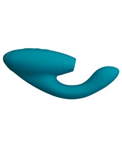 Womanizer Duo 2 Rechargeable Dual Stimulation Pleasure Air And G-Spot Vibrator Petrol